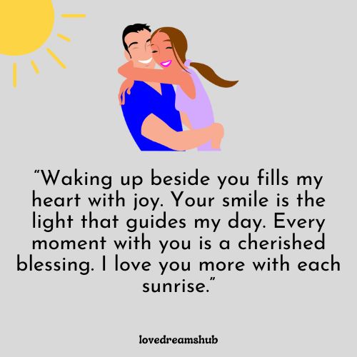 Deep Love Good Morning Messages for My Wife
