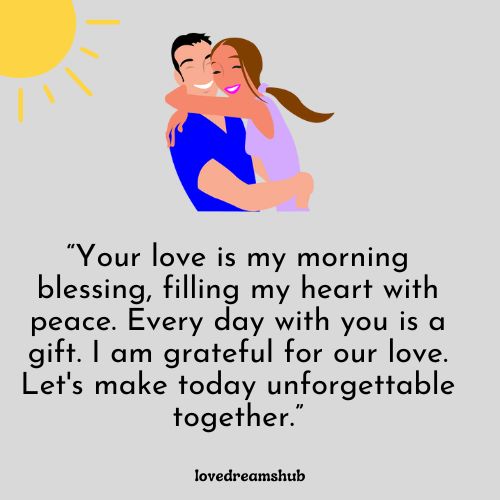 Deep Love Good Morning Messages for My Wife