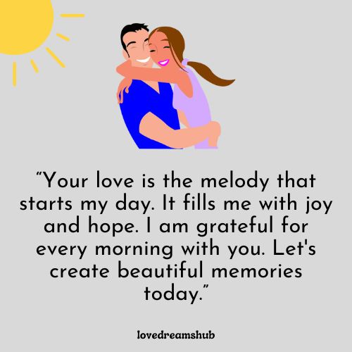Deep Love Good Morning Messages for My Wife