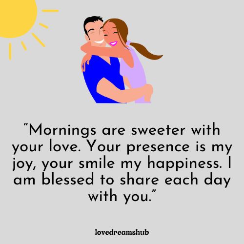 Deep Love Good Morning Messages for My Wife