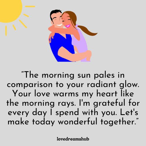 Deep Love Good Morning Messages for My Wife